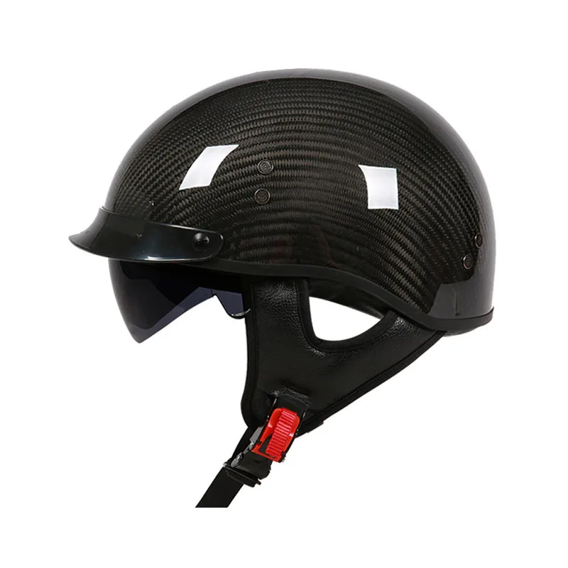 Buy VCOROS carbon fiber Harley motorcycle helmet with