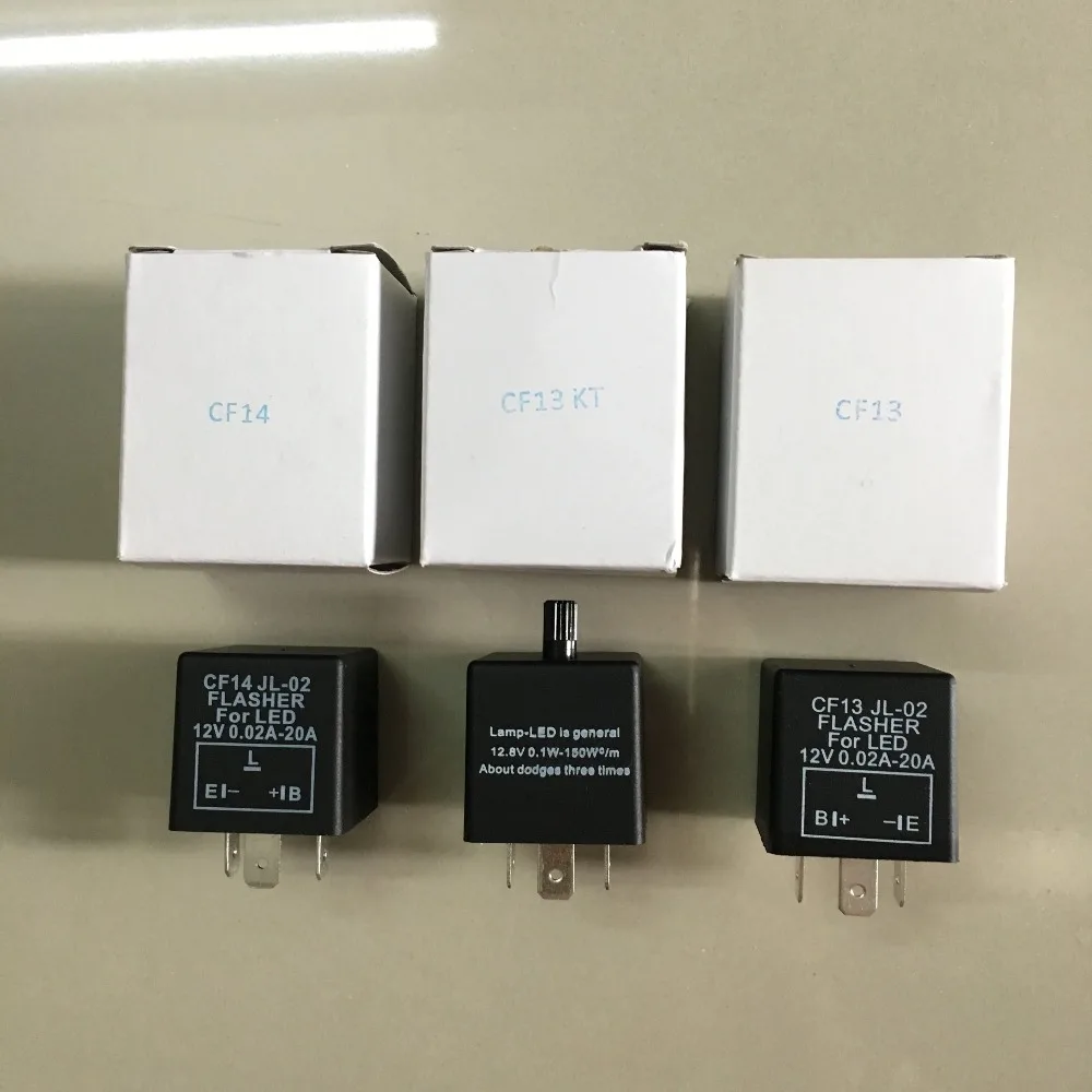 12В 3 контактный 0.02A до 20A 3Pin CF13 CF14 JL 02 электронный светодиодный регулируемый Flasher