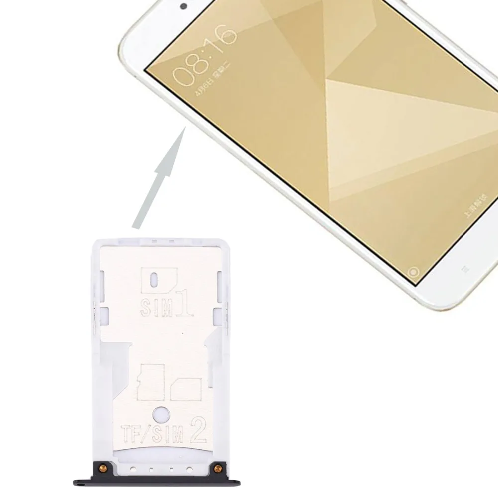

iPartsBuy SIM & SIM / TF Card Tray for Xiaomi Redmi 4X