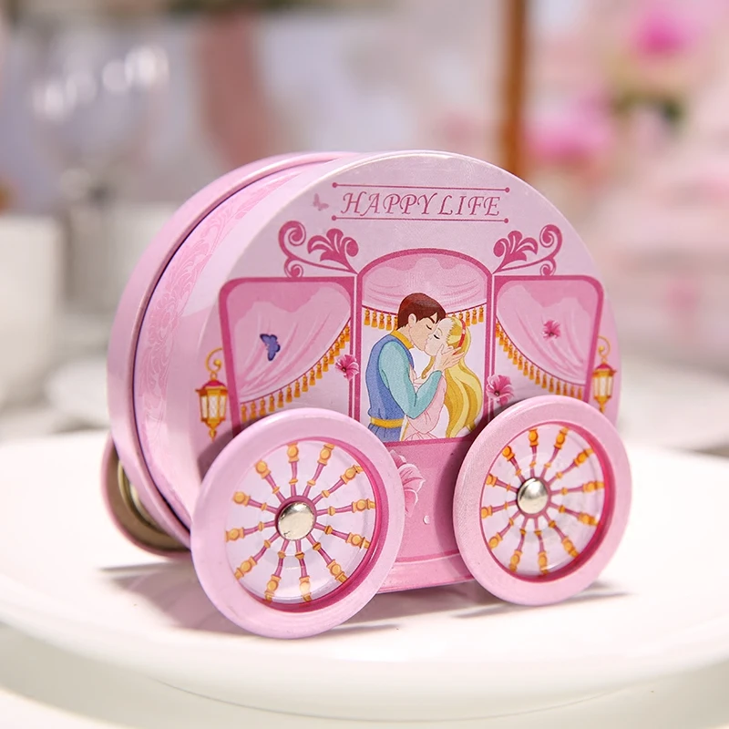 

6 pcs/lot New Cute Color Romantic Storage Candy Box for Wedding Party, Tea Creative Case /Gift /Jewelry /Pastry Tin Iron Boxes