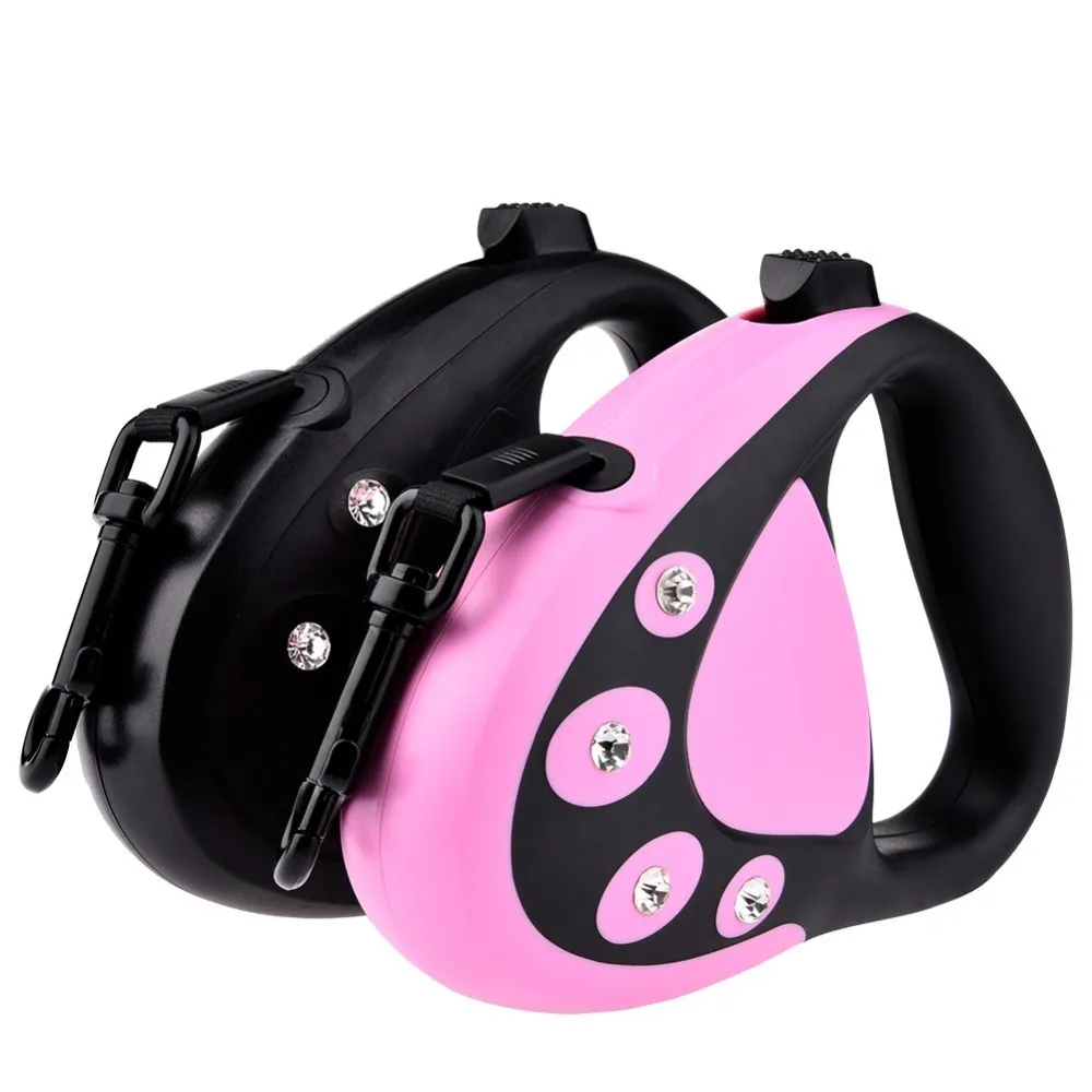 5M Pets Retractable Leash High Quality Dog Traction Belt Rope Flat