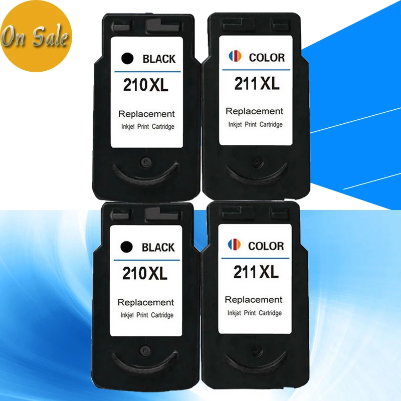 El nuevo listado 2 Unidades Tinta PG210 CL211 PG 210 CL 211 cartuchos para  CanonL iP2702 PIXMA MP280 MP250 MP480 Impresora De Inyección De Tinta  impresora|ink cartridge|pg-210 cl-211cartridge for printer - AliExpress