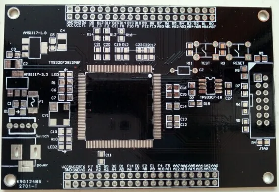 TMS320F2812 DSP макетная плата системная плата основная плата - Цвет: PCB