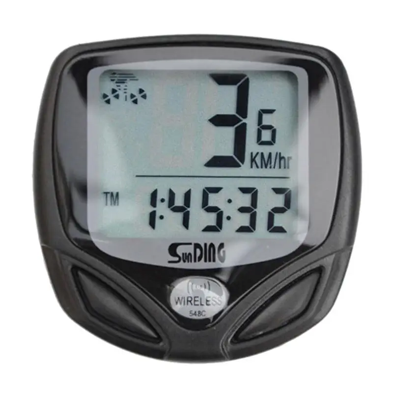 

AutoStart Wireless Bicycle Cycling Bike Computer Speedometer Odometer Meter Bike Computer With LCD Digital Display Stopwatch