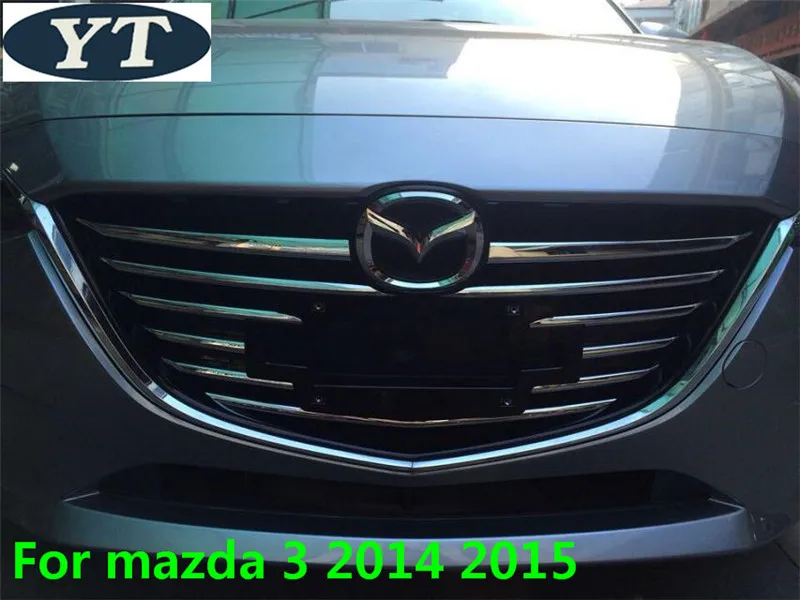 Передняя решетка Планки для Mazda 3, тип B, 11 шт./компл., авто аксессуары