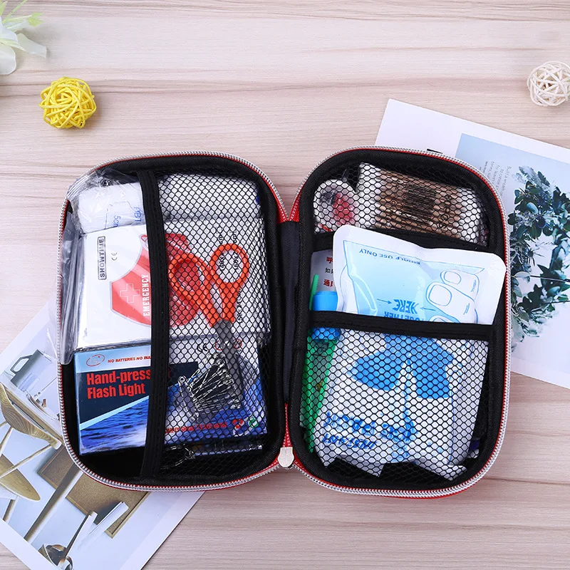 Портативный Открытый Водонепроницаемый EVA аптечка сумка для семьи Путешествия безопасности Аварийные наборы пустой выживания медицинское лечение