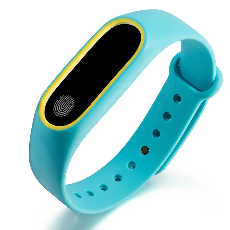 Спортивный Браслет Смарт-часы детские часы для девочек и мальчиков Студенческие Детские умные часы фитнес-трекер Smartwatch Smartband - Цвет: sky blue