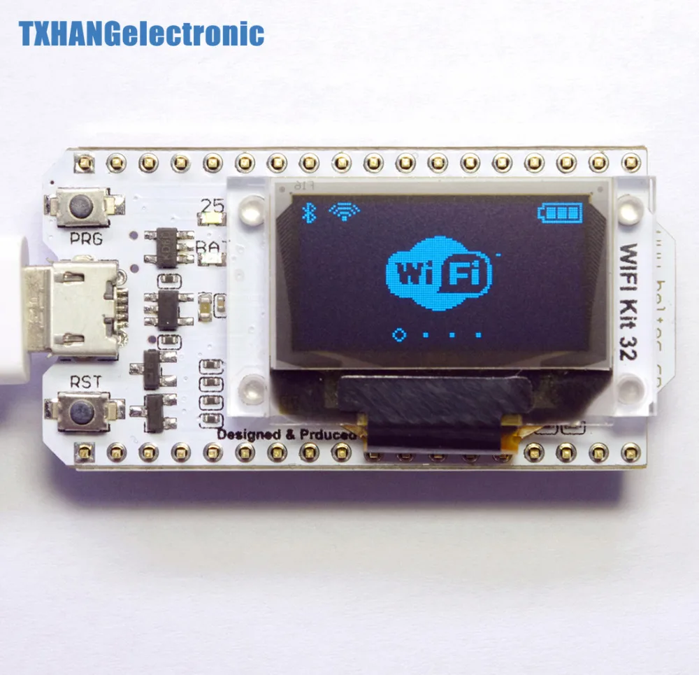 Интернет развитию ESP32 WI FI чип 0 96 дюймов OLED Bluetooth комплект CP2102 32 м модуль для