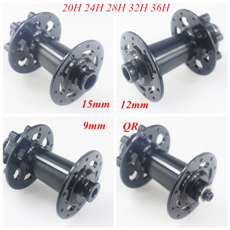 SPEEDSAFE SS25 mountain bike road disc front hub 100mm * QR 9mm M9 12mm M12 15mm M15 thru 20H 24H 28H 32H 36H USA ENDURO BEARING