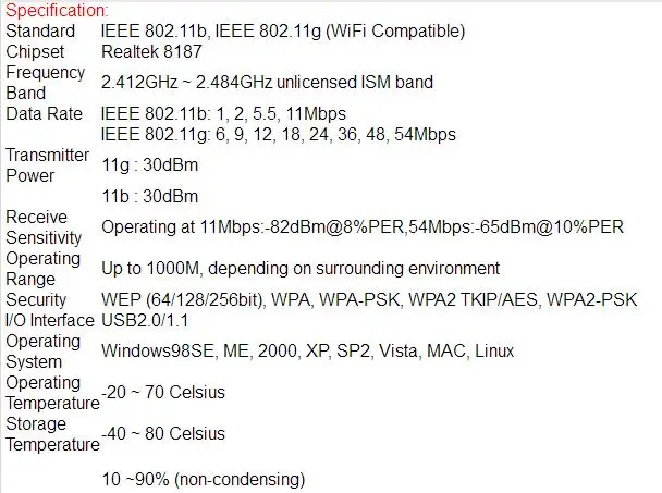 Desxz AWUS036NH 2,4 ГГц 5dBi Alfa Ralink3070L 2000 мВт 802.11b/g/n беспроводной N USB wifi адаптер Сетевая карта