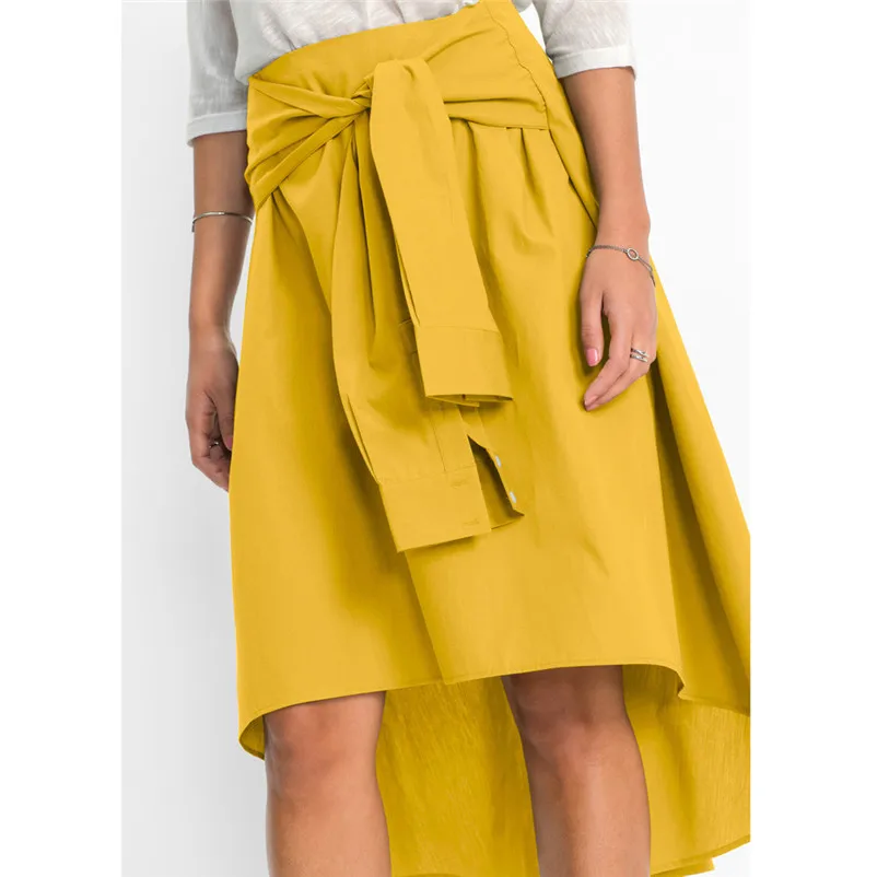 HOT sell Fashion 2018 Summer style skirts womens Flared Knee Length Skater Skirt Ladies Mini Office Work Skirt Femme Saia Y10#N (12)