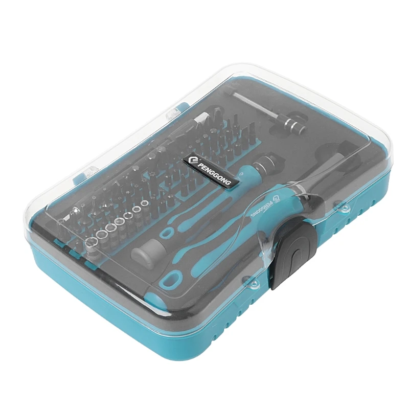 

58-In-1 Set Precision Screwdriver Hex Phillips Torx Slotted Bit Kit Repair Tools #Aug.26
