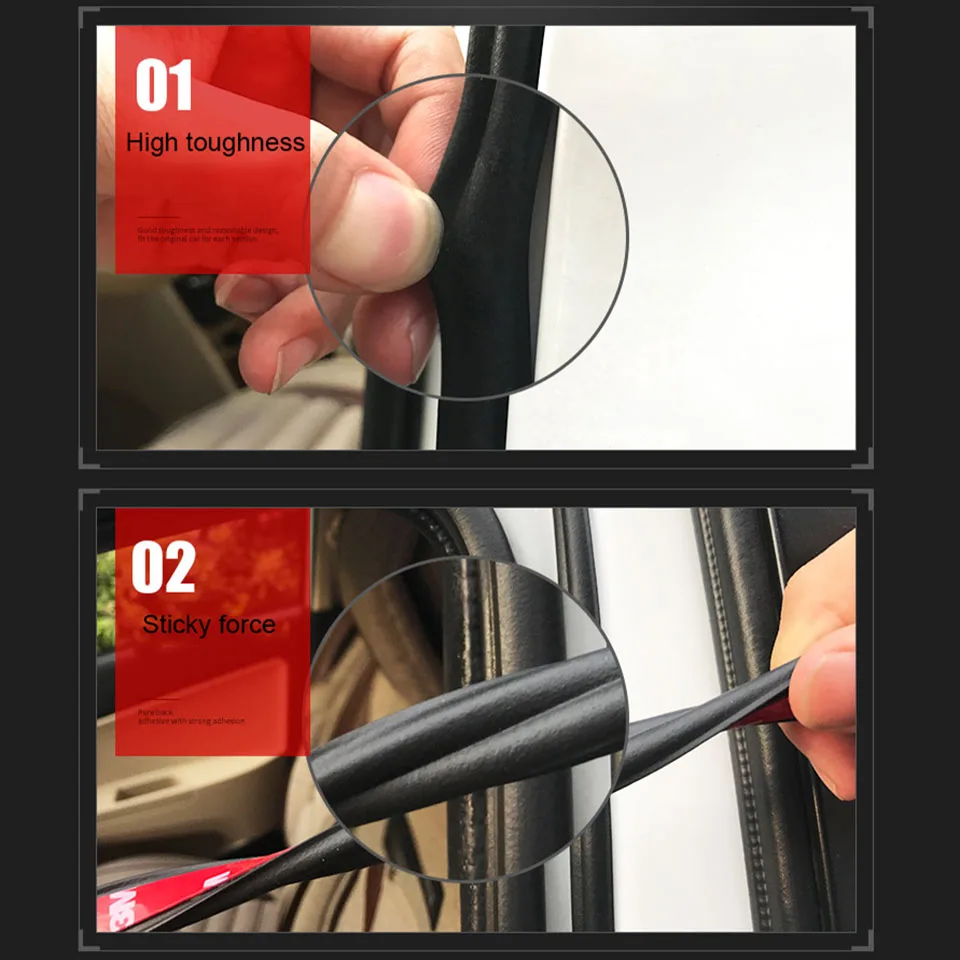 Car Door Seal Strips Sticker  (5)