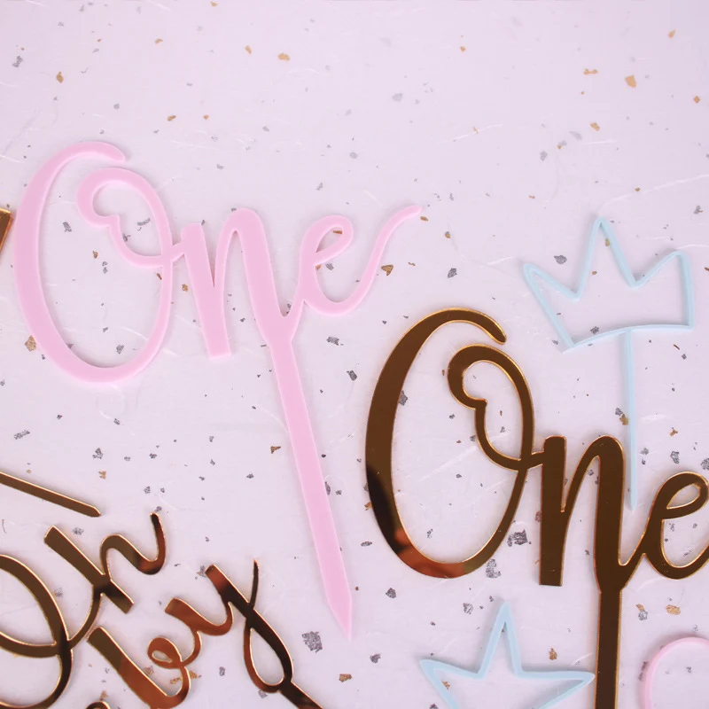 Торт Topper Baby Shower Новинка Oh Детский день свадьба вечеринка Декор Сделай Сам С Днем