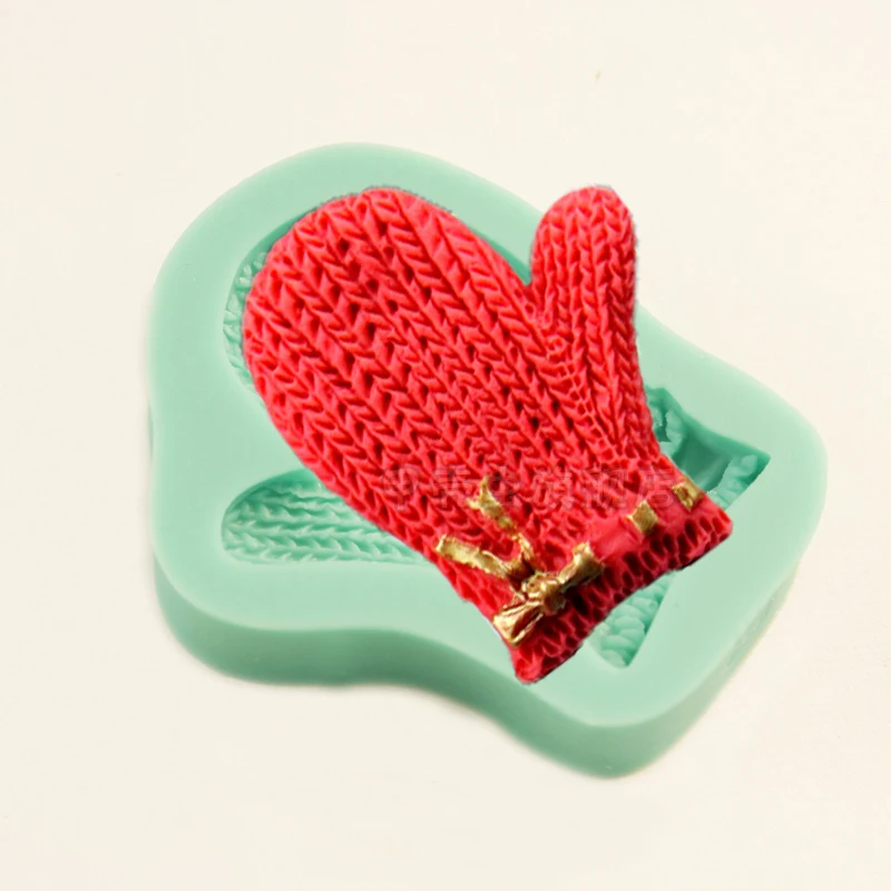 Knitted Glove Shape Silicone Cake Mold,Dining Baking Mould For Clay