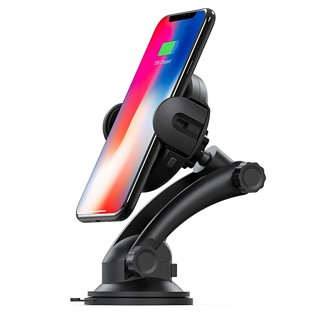 

Intelligent Automatic Magnetic Car Phone Holder with Wireless Charge for All devices with Wireless Receiver QI Supported Devices