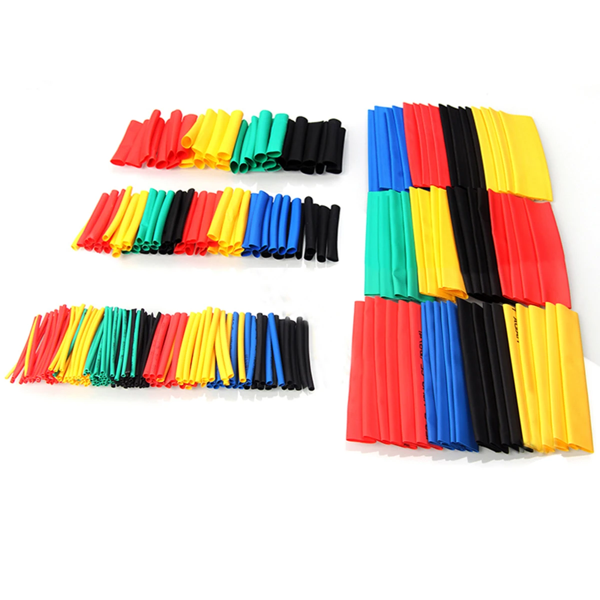 328pcs New Polyolefin 2:1 Heat Shrink Tubing Colorfull Electrical Wrap Wire Cable Sleeving Assortment kit set