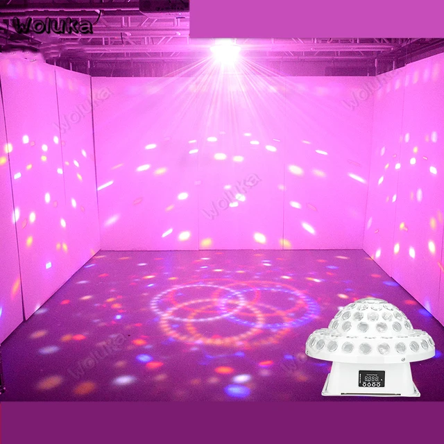 Wewoo - LED Boule à facette Ampoule magique de champignon de 30W cristal,  maître / esclave / DMX512 / course automatique / modes de contrôle de son,  CA 220V lumière colorée 