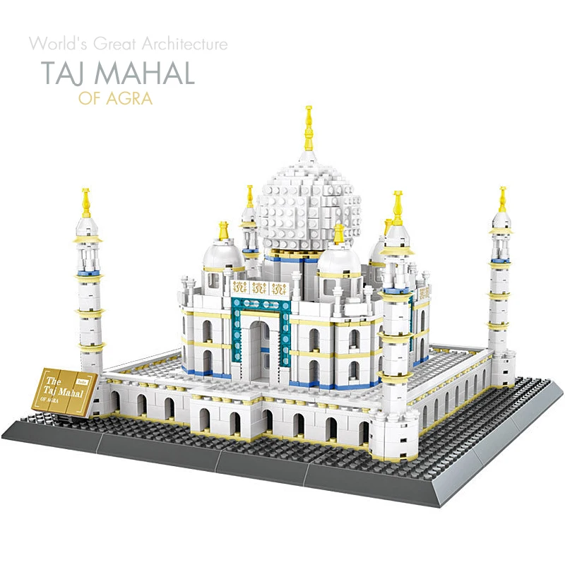 

Pandadomik TAJ MAHAL of Agra 1505pcs Building Toy Bricks Blocks Model legoinglys City House Constructor Toys for Children Gifts
