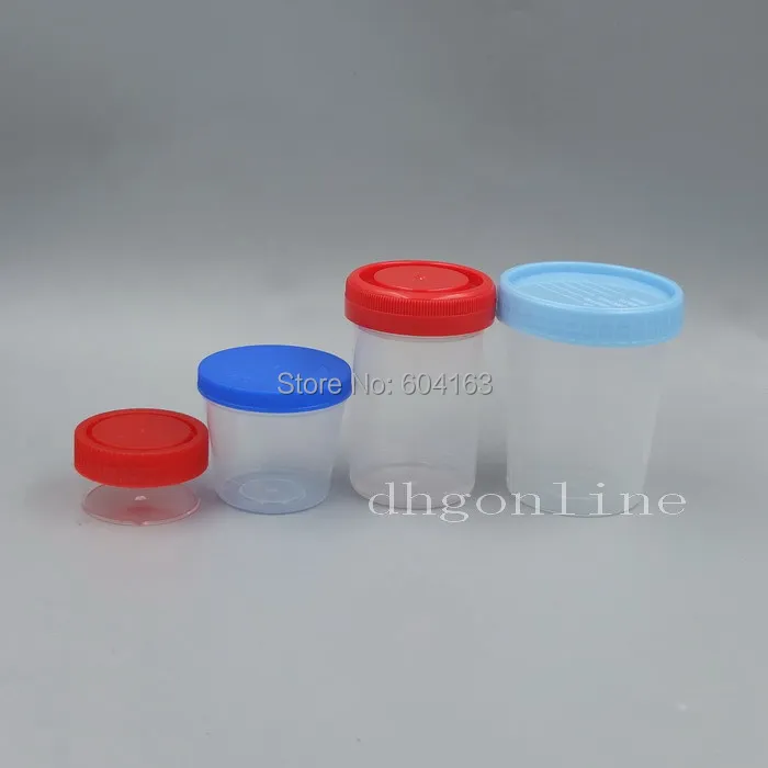 10 pcs 20ml 40ml 80ml 110ml specimen container jar Security screw cap