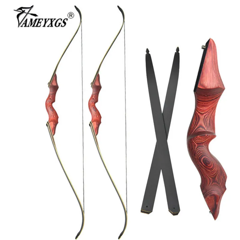 

1set Archery 60inch Recurve Bow 30-60lbs Takedown Hunting Bow Right/Left Hand Bow For Outdoor Sports Hunting Shooting Training