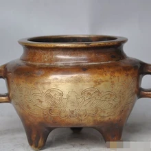 Bi003239 отмечены Старый Тибетский Буддизм храм бронза медь Джосс ладан курильница