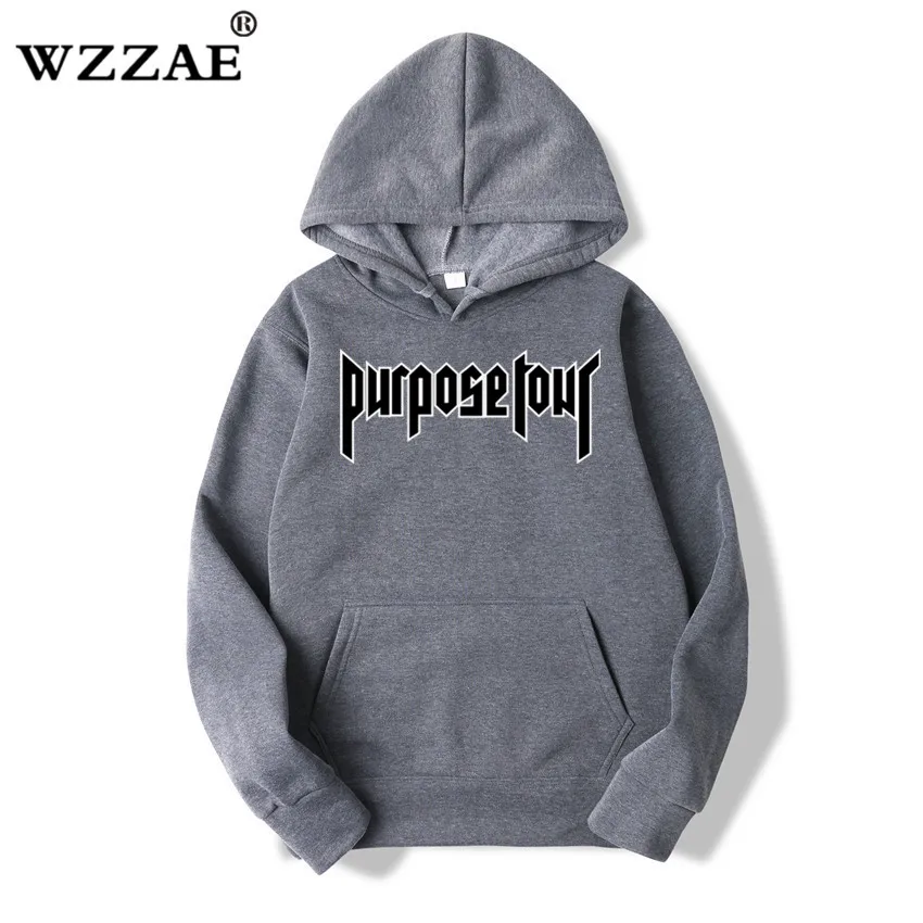 2018 New Design Justin Bieber Tour Men Women Hoodies Black Pink Hooded Sportswear Mens Hoodie Sweatshirts Hip Hop Streetwear