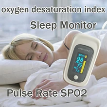 Пульсоксиметр с кислорода desaturation index function Сна Монитор SPO2 PR