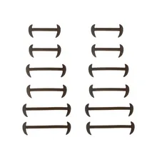 3 цвета, эластичная силиконовая обувь, мужская и женская кожаная обувь без шнурки без завязок 12 шт./компл