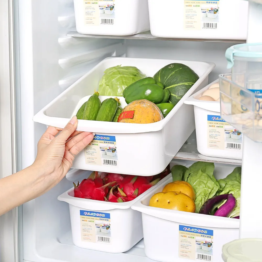 PP пластиковый японский холодильник, коробка для хранения, кухонные яйца, посуда, банка, бутылки, контейнеры, домашняя игрушка, закуски, коробка для отделки