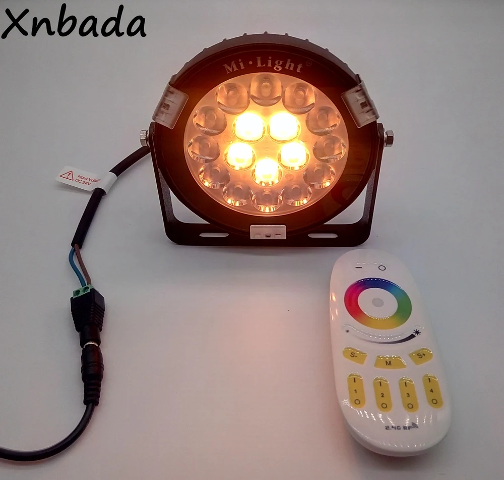 Mi.light 9W RGB + CCT светодиодный садовый светильник IP65 водонепроницаемый наружный 24 В