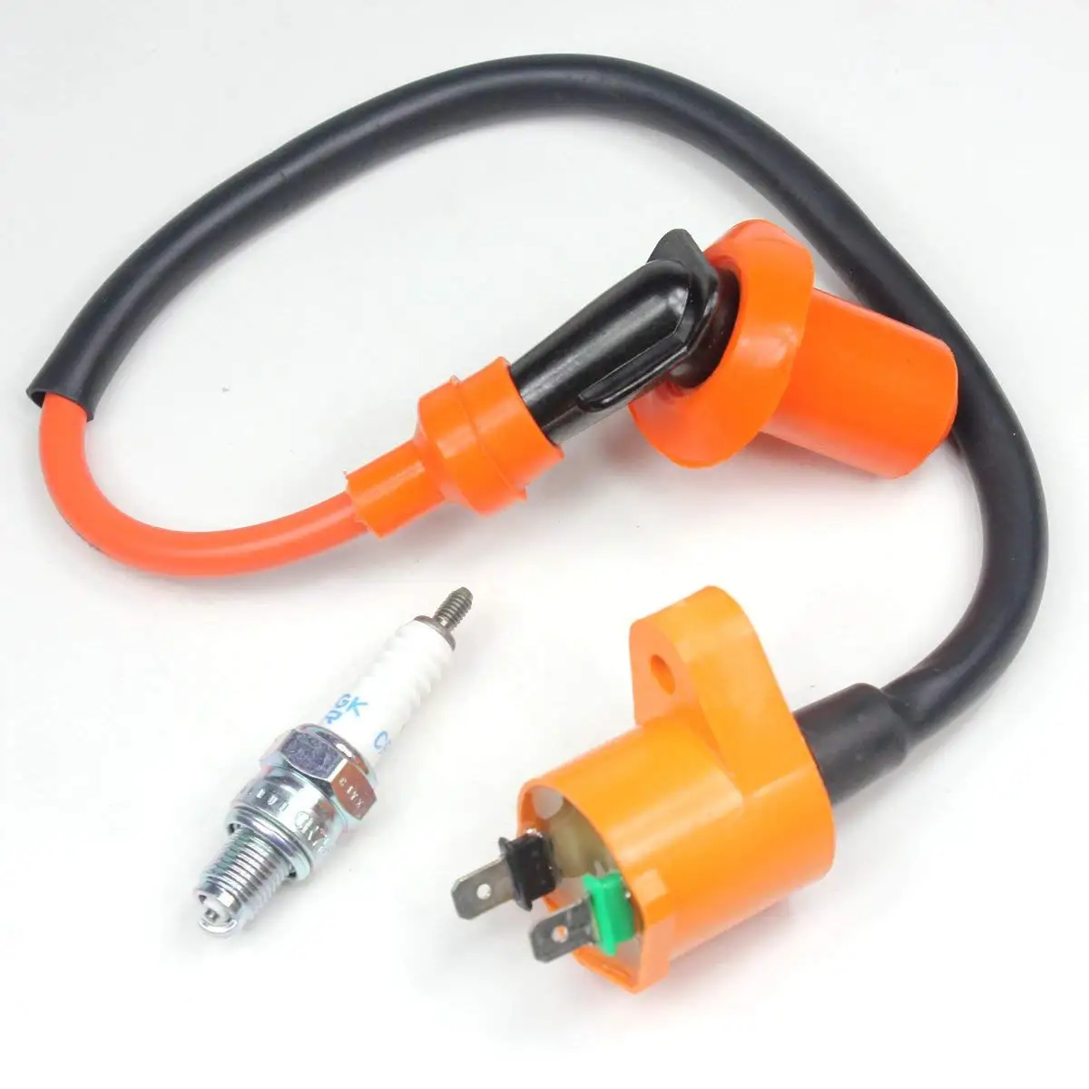 Motorcycle Ignition Coil NGK Spark Plug Racing Performance GY6 50cc