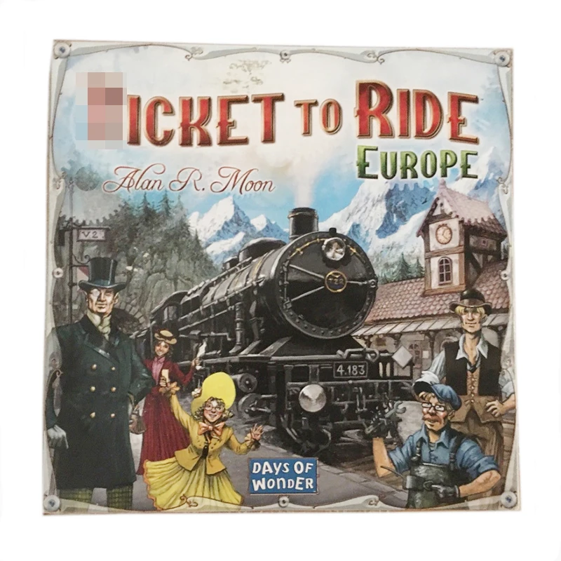 

Ticket to Ride Europe Board Game Days of Wonder Puzzle Party Card Funny Games For Adults And Kids