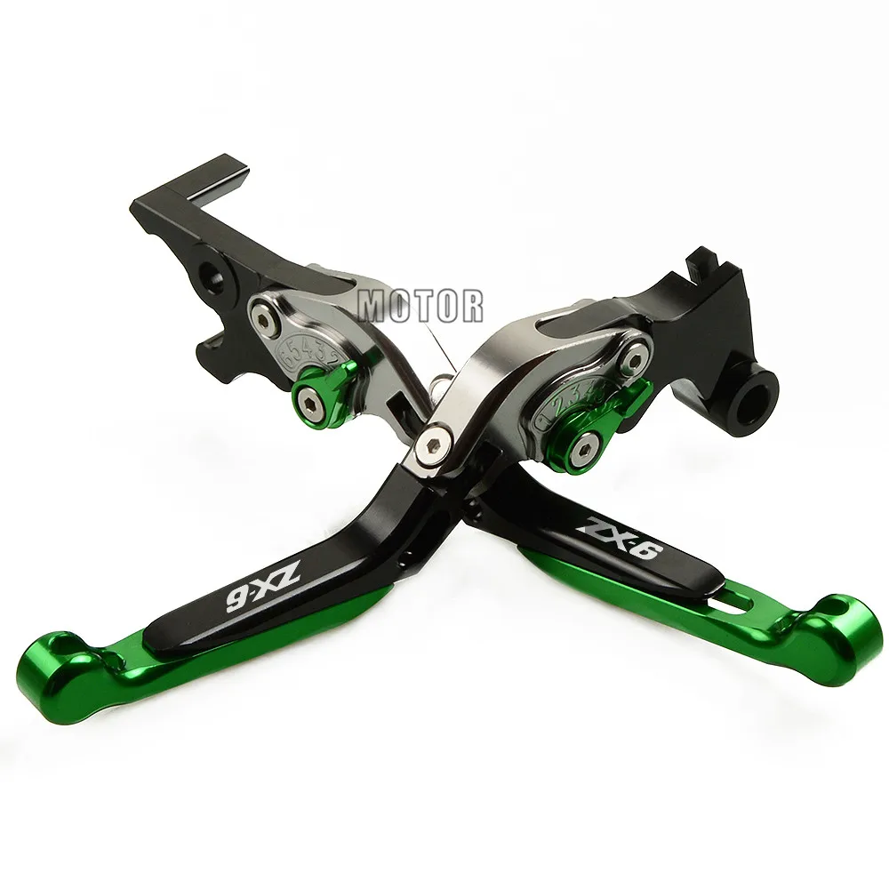 Для Kawasaki ZX 6 9 R ZX6 ZX9R ZXR 400 ZXR400 все годы ZZR 600 ZZR600 1990 2004 CNC регулируемые рычаги