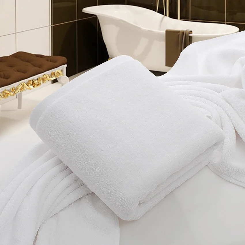 White Large Bath Shower Towel Cotton Thick Towels Home Bathroom Hotel Adults Kids Badhanddoek Toalha de banho Serviette de bain