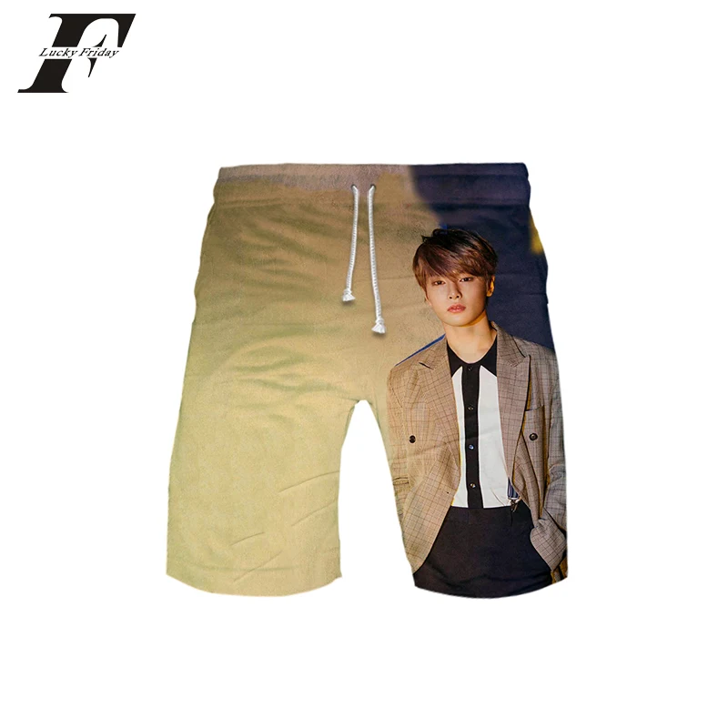 Kpop детские шорты для женщин/мужчин альбом желтая древесина летние шорты мужские трендовые шорты популярные повседневные летние шорты