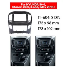 Автомобильная рамка для приборной доски для HYUNDAI Starex/H1+ Радио стерео аудио рамка Лицевая панель отделка Даш двойной Din Mount Kit