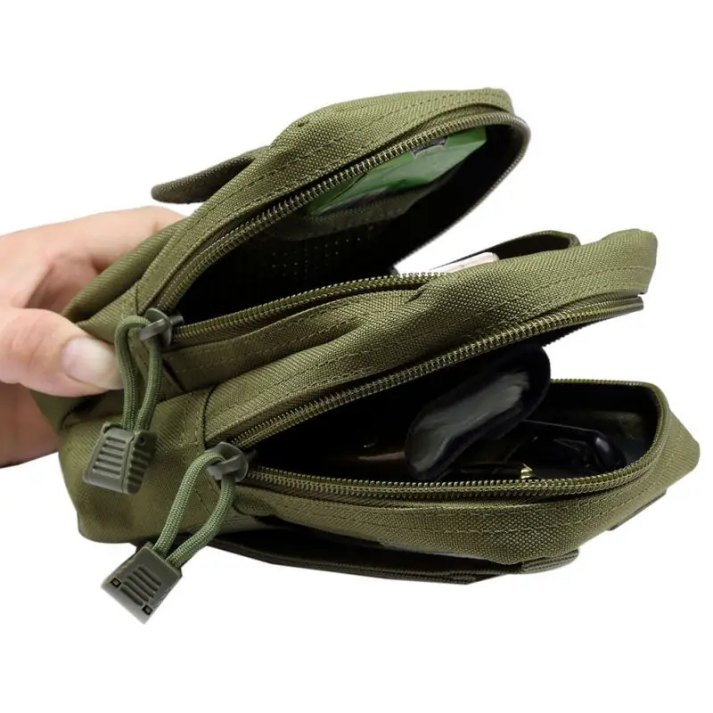 

600D Molle Waist Pack Mobile Phone Pouch Fanny Packs Nylon Military Hunting Bag Tactical