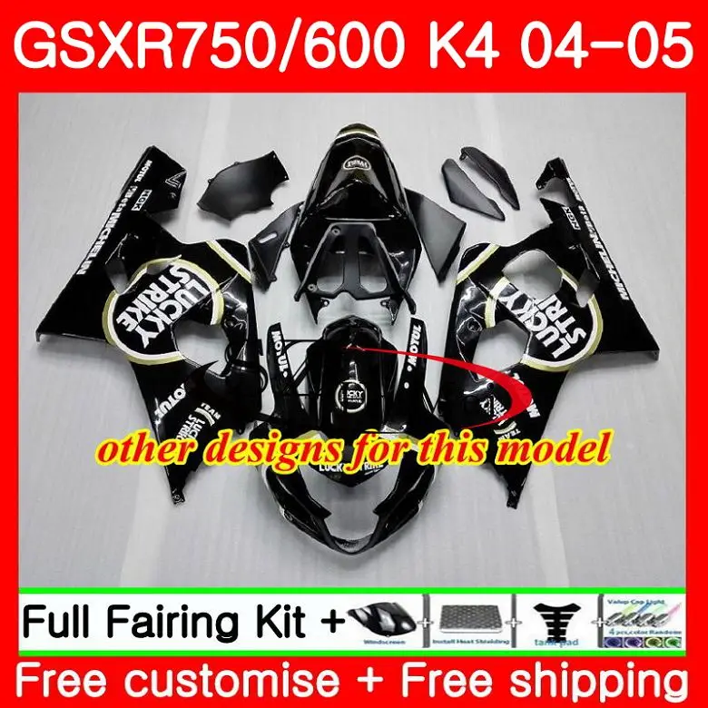 Комбинезоны для SUZUKI розовый corona GSXR 600 R600 GSXR 750 04 05 K4 GSX-R750 30SH4 GSX-R600 GSXR750 04 05 GSXR600 2004 2005 обтекатели
