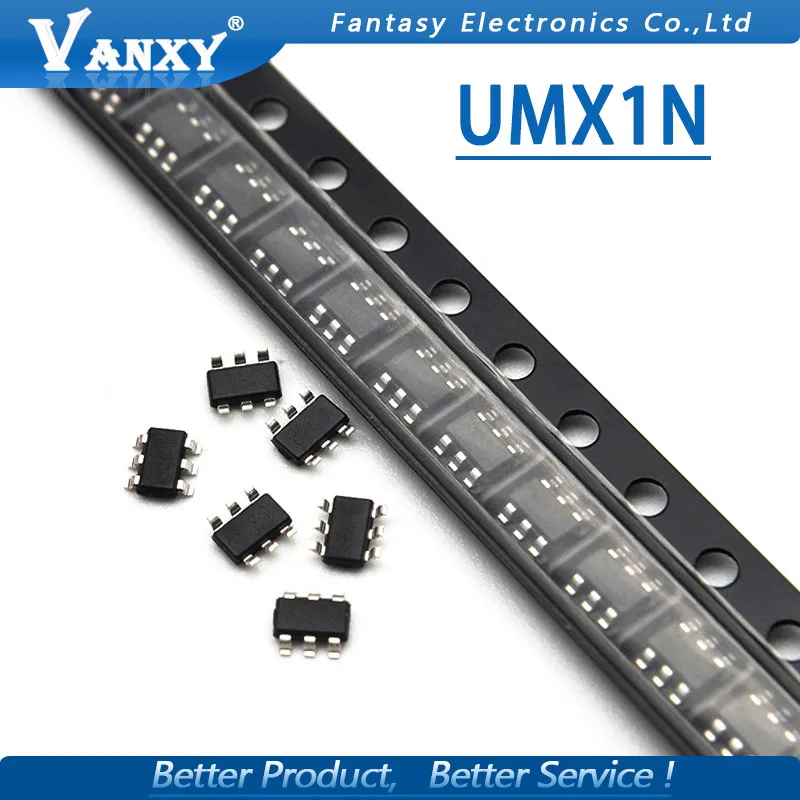 50 шт. UMX1N СОТ-363 UMX1NTN SOT363 марка: X1 SMD Триод