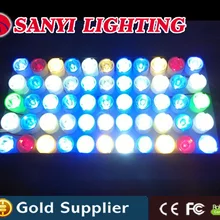 120 Вт полный ассортимент led морской риф освещения 55x3 Вт 7 спектр свет для морских коралловых рифов