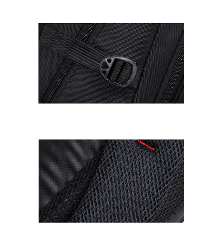 Nylon Grande Capacidade de Cor Sólida Mochila