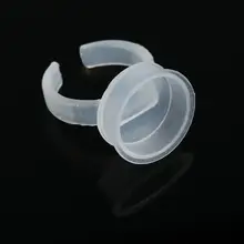 200/500 шт L Одноразовые чернила татуировки кольца прозрачная татуировка бровей и губ пигмент держатель чашки контейнер постоянный пигмент для перманентного макияжа кольца