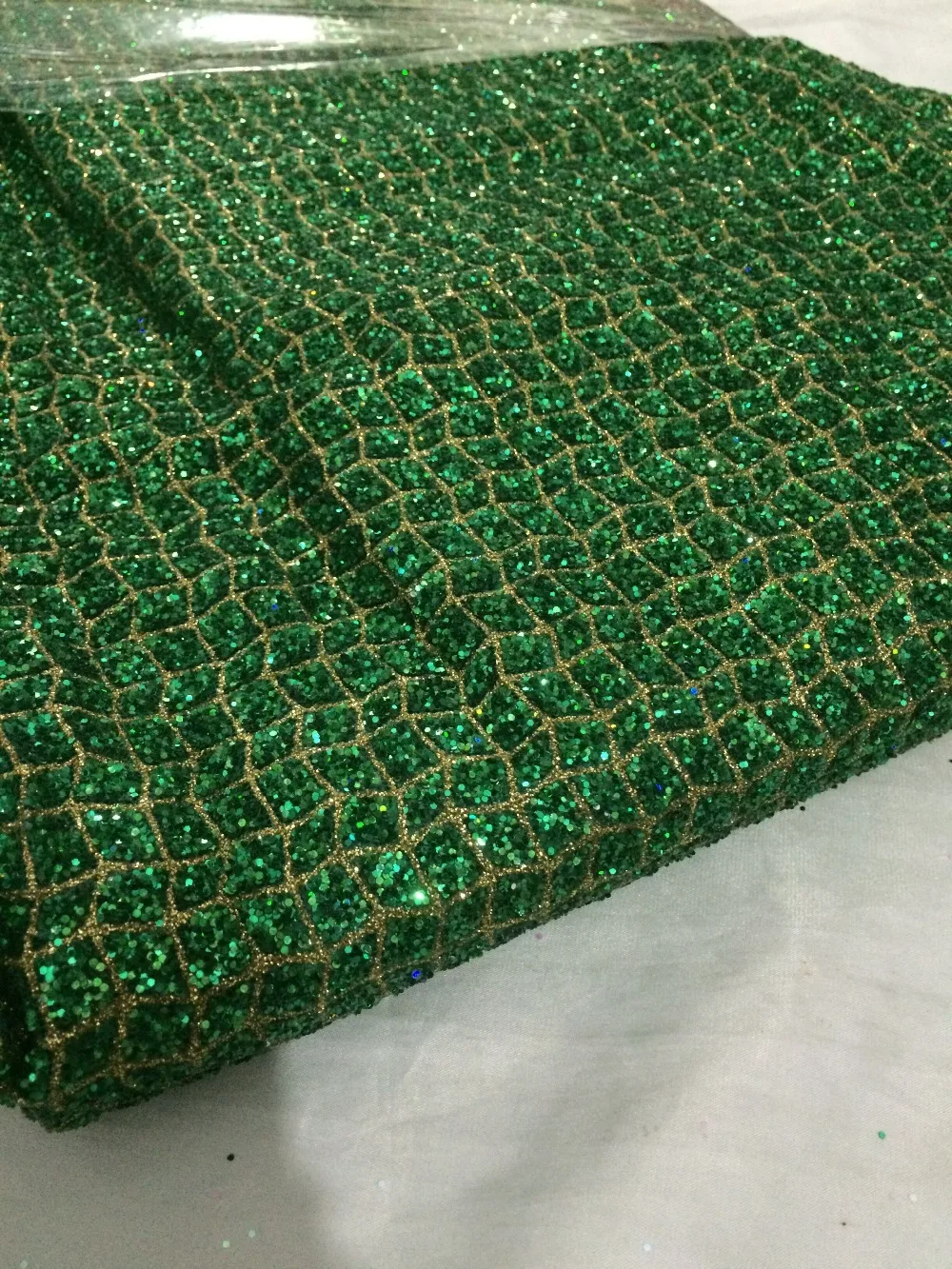 

5yard/lot african glitter lace fabric Cyndi-1010339 embroidered tulle lace with glued glitter for party dress