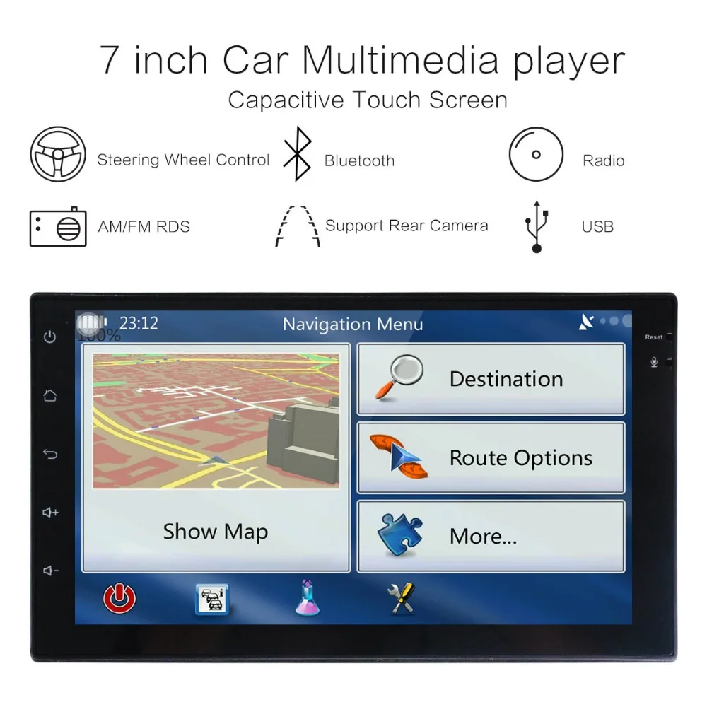 Универсальный автомобильный dvd плеер Android 2 din 178*100 без автомобильного плеера gps
