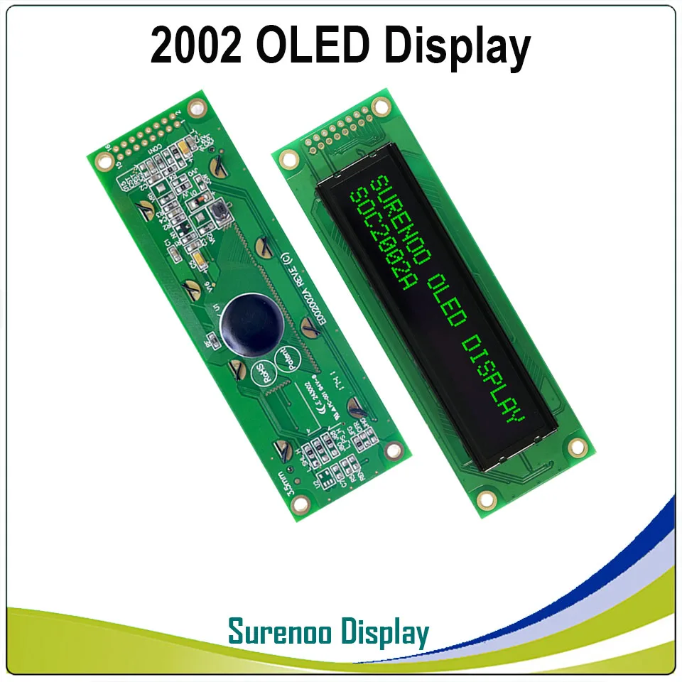 Реальный oled-дисплей, 2002 параллельный OLED совместимый 202 20*2 символ ЖК-модуль дисплей LCM экран Встроенный WS0010, поддержка SPI