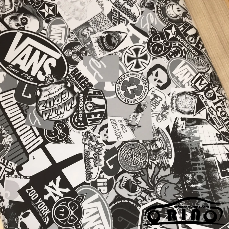 JMD Sticker Bomb Vinyl Film Wrap-11