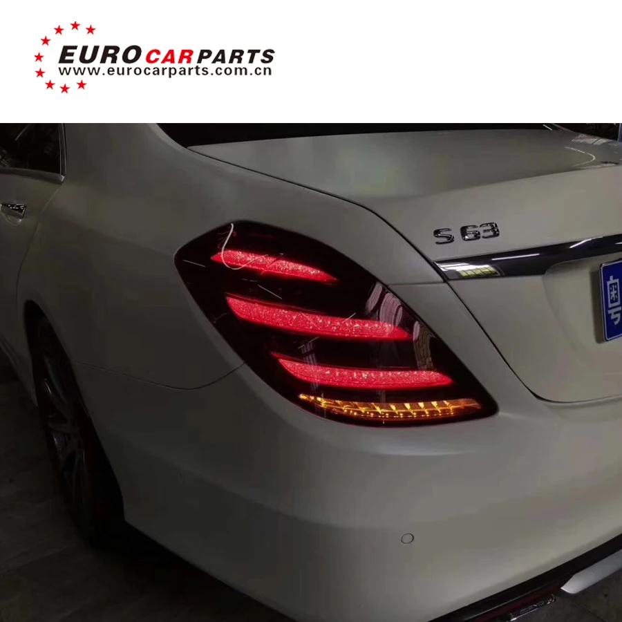 high quality S class w222 S63 S65 Taillight for W222 S320 S400 S500 S600 S63 s65 LED tail lamp plug and play