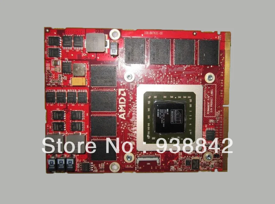  M17x HD 4870m HD4870 1GB DDR5 2YVP1  02YVP1 HD4870m graphic card video card computer components laptop part vga graphics alibaba 