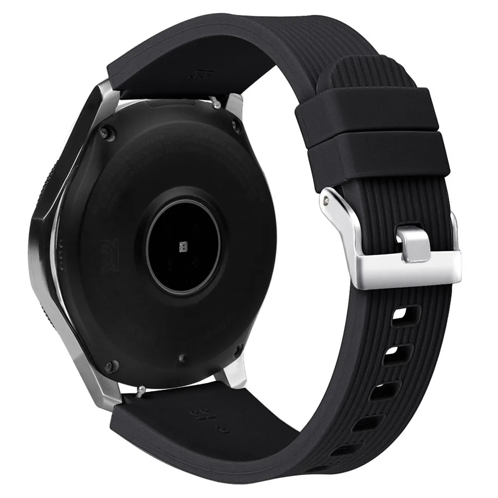 Силиконовый стиль спортивные часы ремешок для samsung Galaxy Watch S4 SM-R800 42 мм(20 мм ширина ремешка)/46 мм(22 мм ширина